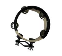 Oshhni Tambourin à percussion, tambourin à main, instrument de musique de danse pratique professionnel pour batterie, support de cymbale, Beige