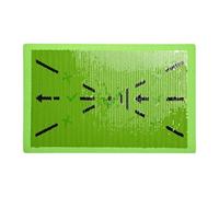Oshhni Tapis D'Entraînement de Golf Amélioré avec Retour sur La de Frappe Mat Pratique Résistant en EVA pour Swing et Analyse D'Impact Convient A, Fil Noir