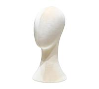 Oshhni Tête de mannequin pour perruque, présentoir avec pendentif et chaîne, support pour perruque et chapeau/bandeau, Style A