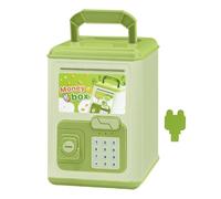 Oshhni Tirelire légère et décorative pour la maison, jouet éducatif multifonctionnel de grande capacité, Vert Clair