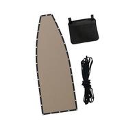 Oshhni Tissu de Remplacement pour Chaise Longue Suspendue avec Corde, Accessoires pour Chaise Longue d'été, Tissu de réparation décontracté imperméable, Kaki avec Poche