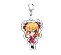 Oshi No Ko Anime Hoshino Ai Porte-clés Oshi No Ko Porte-clés Arima Kana Pendentif Hoshino Aquamarine Bague-clé Hoshino Ruby Ornement