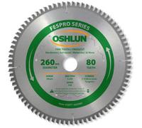 Oshlun Fespro General Purpose ATB Lame de scie avec 30 mm Tonnelle pour Festool Kapex KS 120, SBFT-260080