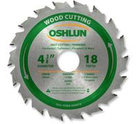 Oshlun Sbw-044018 4-3/20,3 cm 18 dents ATB rapide et de découpe Coupe Lame de scie avec Tonnelle de 20 mm