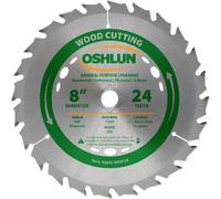 Oshlun Sbw-080024 20,3 cm 24 dents ATB générales et lame de scie de charpentier avec 5/20,3 cm Tonnelle (Diamant Knockout)