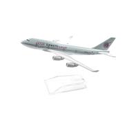 OSHYRSPV Modèle d'avion de passagers modèle d'avion de Qatar Airways de 16 cm Boeing 747, modèle d'avion en métal moulé sous pression pour décoration de kit de modèle à l'échelle 1/400 Modèle d'avion