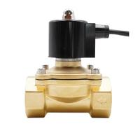 OSHZIKJII Électrovanne normalement fermée, vanne d'eau Courante, G3/8" à G2, 220 V CA, 24 V CC(1/2")