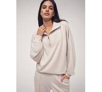 OSIA OSIA 1/4 Sweat zippé en modal