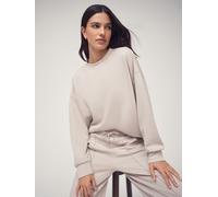 OSIA OSIA Cream Modal Crew Neck Sweatshirt