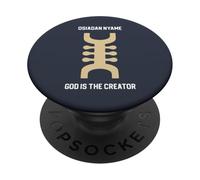 OSIADAN NYAME Dieu Le Créateur Gyaman Adinkra PopSockets PopGrip Adhésif