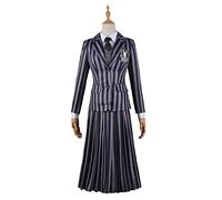 OSIAS Costume de Cosplay d'uniforme de l'Académie Nevermore (XL)