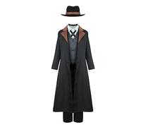 OSIAS Ensemble de costumes Nakahara Chuuya - Réplique de qualité supérieure avec un dimensionnement précis(S)