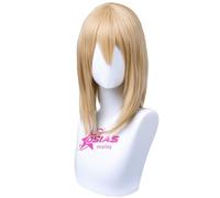 OSIAS Howl Perruque Courte Dorée Cheveux Synthétiques Résistants à la Chaleur