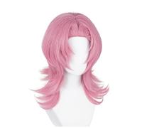 OSIAS Movie KDH Perruque Cosplay Romance courte rose
