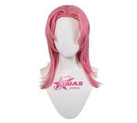OSIAS Movie KDH Perruque Cosplay Romance courte rose