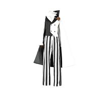 OSIAS Nikolai Gogol Ensemble de costumes de style noir et blanc - Réplique de qualité supérieure avec dimensionnement précis(XXL)