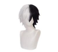 OSIAS Perruque Cosplay Anime, avec Chapeau de Perruque Gratuit, pour Halloween, Fête, Carnaval, Vie Nocturne, Concerts, Mariages(Monokuma)