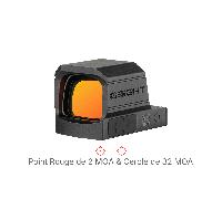 Osight SE DPP | Optique ferme Empreinte DPP Montage Direct Point de 2 MOA et Cercle de 32 MOA Multi-rticules pile bouton CR1620