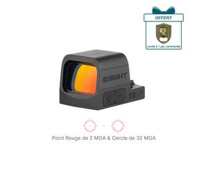Osight SE | Optique ferme Empreinte RMSc Point Vert 6 MOA Point Rouge Multi-rticules pile bouton CR1620