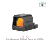 Osight SE | Viseur ferme Empreinte RMSc Point Vert 6 MOA Point Rouge Multi-rticules pile bouton CR1620