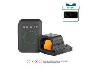 Osight XR Optique Ferm Empreinte RMR & Multi-Rticules Point de 2/6 MOA & Cercle de 32 MOA