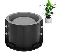 Osilifen Grand moule rond en silicone pour pot de fleurs cylindrique, 17,8 cm, pour la fabrication de pots de fleurs cylindriques, les loisirs créatifs