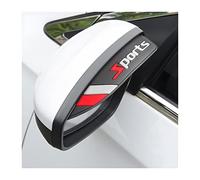 Osilly Lot de 2 pare-pluie pour rétroviseur de voiture, protection contre la pluie, protection contre la pluie, protection contre les sourcils, en PVC imperméable, accessoires de décoration extérieure