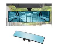 Osilly Rear View Mirror for Car, 12.1 inch Interior Clip-on Panoramic Convex Rearview Mirrors, HD Anti Glare Wide Angle and Reduce Blind Spot, Universal for SUV Trucks Vehicles (Blue)