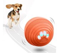 Osinaga Balle interactive pour chien - Jouet intelligent pour chiens de petite et moyenne taille, balle mobile automatique, rotative et rebondissante, coque en TPU + PC durable, jouets qui occupent