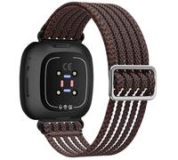 Osinaga Compatible avec Fitbit Versa 4, Bracelet en Nylon Tissé Respirant pour Fitbit Versa 4/Fitbit Versa 3/Fitbit Sense 2/Fitbit Sense 2, Bracelet Sportif Respirant à Séchage Rapide