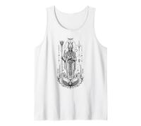 Osiris Afterlife King Ancient Egyptian Monochrome Mythe Art Débardeur
