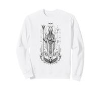 Osiris Afterlife King Ancient Egyptian Monochrome Mythe Art Sweatshirt