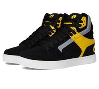 Osiris Chaussures de skate Clone pour homme, noir/jaune/blanc, 47 EU