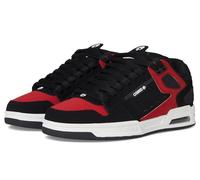Osiris Chaussures de skate Peril pour homme, noir/blanc/rouge, 42 EU