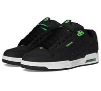 Osiris Chaussures de skate Peril pour homme, Noir/noir/vert, 48 EU