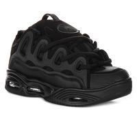 Osiris D3 2001 Baskets À Semelle Épaisse Sherling Pour Hommes En Noir UK 6 - 12