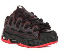 Osiris D3 2001 Chunky Sole À Lacets Skate Femme En Noir Rouge EU 36-41