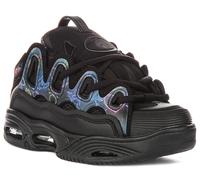 Osiris D3 2001 Chaussures Skateboard à Lacets Trainer Noir Rouge Homme EU 39-46