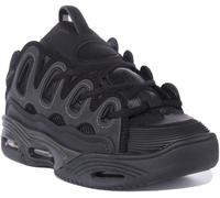 Osiris D3 2001 Chunky Sole Lace Up Mens Trainer En Rouge Noir US 6 - 12