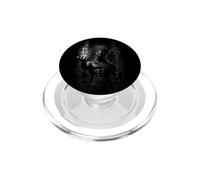 Osiris Dieu égyptien Ankh Pharaon Noir et Blanc PopSockets PopGrip pour MagSafe