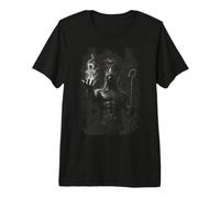 Osiris Dieu égyptien Ankh Pharaon Noir et Blanc T-Shirt Haut de Gamme