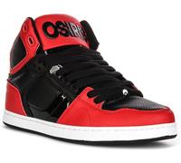 Osiris NYC 83 CLK Supporté Talon Mi-Haut Entraîneur Hommes Gris Noir UK 6 - 12