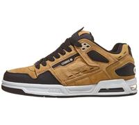 Osiris Peril Chaussures de Skate, Tan/Noir/Blanc, Cuir Synthétique, Style Décontracté, Semelle en Caoutchouc, Fermeture à Lacets, Tan noir blanc, 42 EU