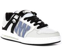 Osiris Pixel Technique Baskets À Lacets Pour Hommes En Blanc Noir UK 7 - 12