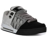 OSIRIS Pixel Technique Skate Style Renforce Hommes Baskets Noir Gris UK 4 - 12