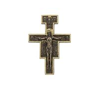 Osiris Trading UK Crucifix Saint François Jésus Christ Croix San Damiano Plaque murale décorative religieuse