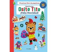 Osito Tito. Mi primer libro de pegatinas. ¡Feliz Navidad!