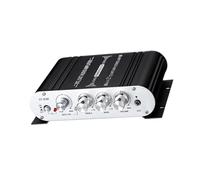 osiuujkw Applications audio variées grâce à une alimentation Mini Audio Power 12 V et une technologie stéréo mono pour des performances claires. Amplificateur de basses stéréo en alliage d'aluminium