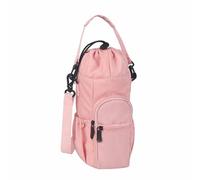 osiuujkw Bouteille Pour Thermos Oxford étanche multifonctionnelle avec sangle de transport étanche, facile à utiliser et polyvalente, article adapté Pour aux voyages, rose