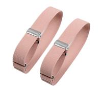 osiuujkw Brassards élastiques fiables, solution réglable pour faire glisser les manches vers le bas. Chaque paquet comprend une paire de supports de manches. Brassards, Rose, 2x32cm